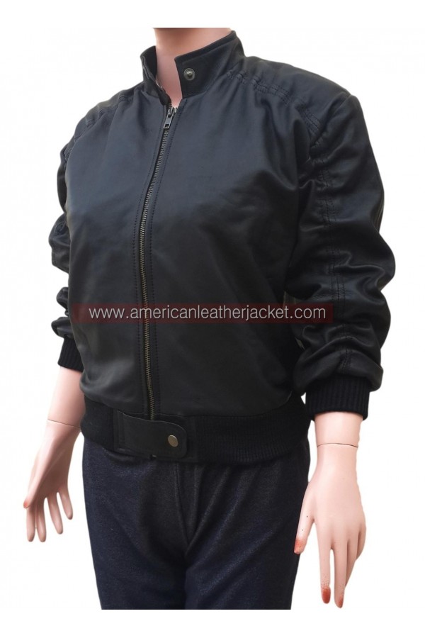 Stai facendo il video bravo Karma jade leather jacket